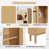 Armoire de rangement naturel, design moderne, MDF, organisation des espaces de vie, solution peu encombrante